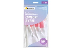 PATERRA Перчатки  Comfort care виниловые S