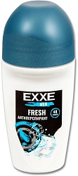EXXE MEN мужской дезодорант антиперспирант FRESH, 50 мл (ролик)