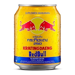 Redbull Krating daeng энергетический напиток 250мл (24) Тайланд