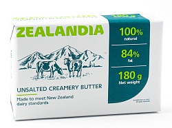 Масло сладкосливочное 84% Zealandia 180 гр 20шт