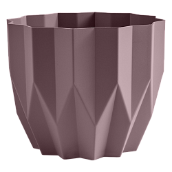 Кашпо "Геометрия" (0,8л.) Цв. Пыльная роза (Арт. КШ-4114)