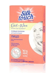 Carelax Silk Touch для депиляции полоски восковые  GEL WAX  ЛИЦО  20шт/12,шт/уп 4219