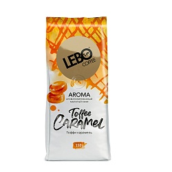 Кофе жареный молот.с ароматом карамели Арабика  "Lebo" 150г/12шт