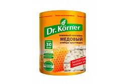 Хлебцы Dr.Korner 100гр Мёд 20шт