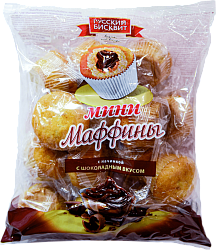 Мини-кексы Эконом Русский бисквит шоколадный 465гр