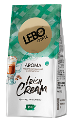 Кофе жареный молот.с ароматом ирландских сливок  Арабика  "Lebo" 150г/12шт