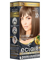ECLAIR Стойкая крем-краска д|волос 3D  тон 7.73  Капучино   12шт/уп 322834