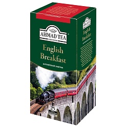 Чай 590-1/12шт "Ahmad Tea" Английский завтрак пак с ярл 25х2г
