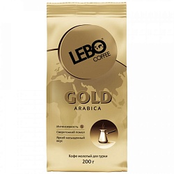Кофе молотый для Турки "LEBO GOLD" 200г/25шт 