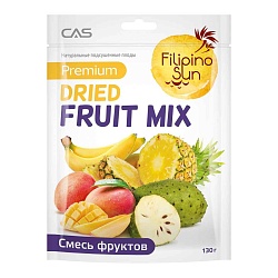 Флипино Сан сушенные плоды Фрут Микс (ананас+банан+манго+смет.ябл) 100гр (40)*2