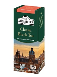 Чай 1118/12шт "Ahmad Tea" Чай черный "Классический" пакетики с ярлычками 25х2 гр