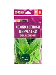 PATERRA Перчатки резиновые EXTRA Комфорт.M (12)/60