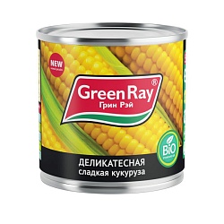 Кукуруза сладкая Грин Рей с ключом 425г (12шт)
