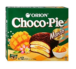 Печенье Чоко Пай манго 1*8*12шт 360гр ORION