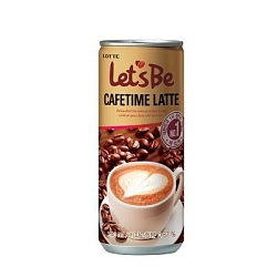 Кофе let's be в банках CAFETIME Latte 0,24л. (30) ж/б