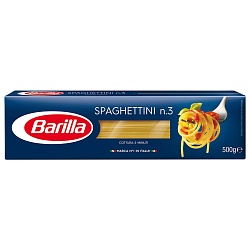 Макаронные изделия Спагеттини №3 (SPAGHETTINI) Barilla 500г*24шт