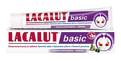 Lacalut basic черная смородина-имбирь зубная паста 75 мл