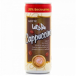 Кофе let's be в банках ICE Cappuccino 0,24л. (30) ж/б