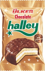 Сэндвич-печенье покрытое молочным шоколадом HALLEY 30 гр 1*80шт