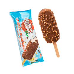 0875 Эскимо в шоколадной глазури с арахисом 80гр (21шт)
