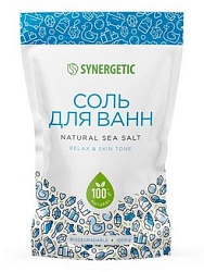 SYNERGETIC Соль для ванн 1000гр 6шт/уп