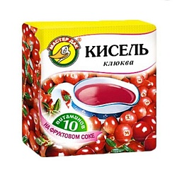 Мастер Дак Кисель Клюква  + 10 витаминов 180*32